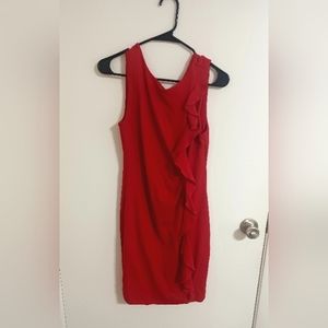 The Limited red cocktail dress